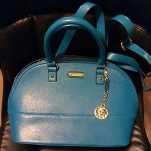 Beautiful blue purse.